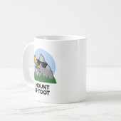 Mount K-Toot Funny Mountain Pun Koffiemok (Voorkant links)