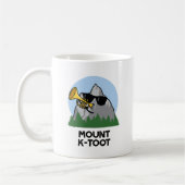 Mount K-Toot Funny Mountain Pun Koffiemok (Links)