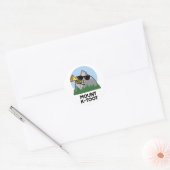 Mount K-Toot Funny Mountain Pun Ronde Sticker (Envelop)