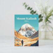 Mount Kailash China Briefkaart (Staand voorkant)