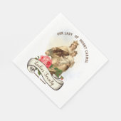 Mount Karmel Religieus Katholiek Jezus Capular Servet (Hoek)