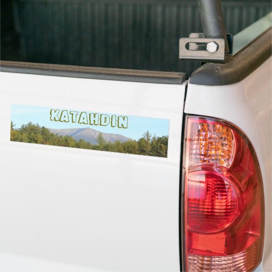 Mount Katahdin 0579 Bumpersticker (Op Truck)