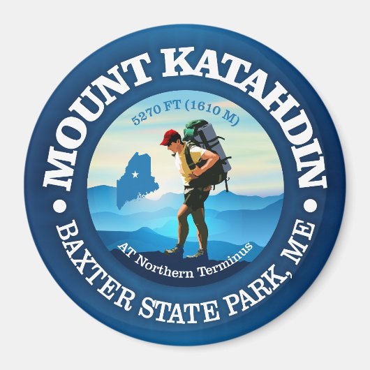 Mount Katahdin (C) Magneet (Voorkant)