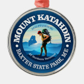 Mount Katahdin (C) Metalen Ornament (Voorkant)
