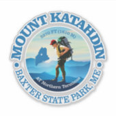 Mount Katahdin (C) Sticker (Voorkant)