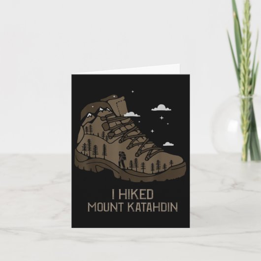 Mount Katahdin Camping Wandelboot Kaart (Voorkant)