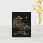 Mount Katahdin Camping Wandelboot Kaart (Gele Bloem)
