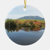 Mount Katahdin Keramisch Ornament (Voorkant)