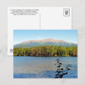Mount Katahdin Maine ansichtkaart Briefkaart (Voorkant / Achterkant)