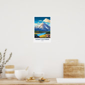 Mount Katahdin Maine Reisprint Poster (Keuken)