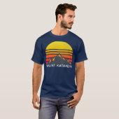 Mount Katahdin Maine Sunset Hiking Mountain T T-shirt (Voorkant volledig)