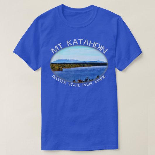 Mount Katahdin Maine the Greatest Mountain Summer T-shirt (Design voorkant)