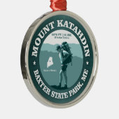 Mount Katahdin Metalen Ornament (Rechts)