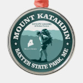 Mount Katahdin Metalen Ornament (Voorkant)