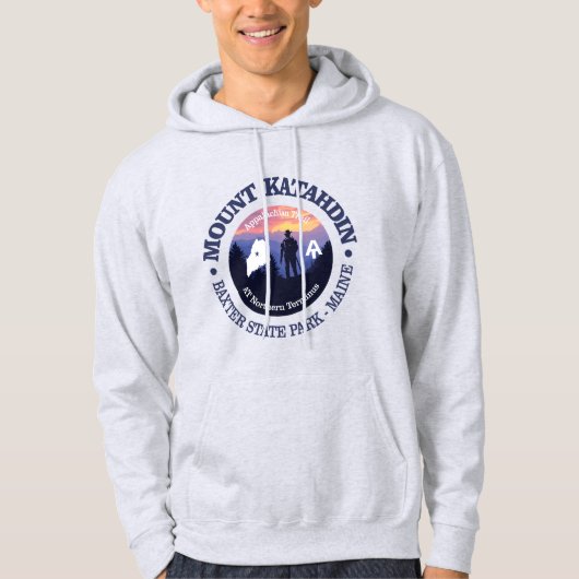 Mount Katahdin (rd2) Hoodie (Voorkant)