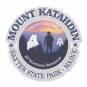Mount Katahdin (rd2) Sticker (Voorkant)