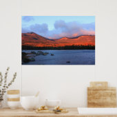 Mount Katahdin Sunrise Poster (Keuken)