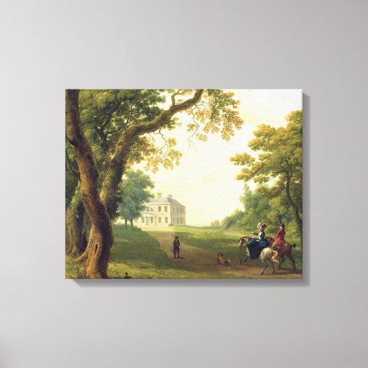 Mount Kennedy, County Wicklow, Ierland, 1785 (olie Canvas Afdruk (Voorkant)