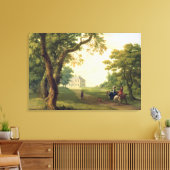 Mount Kennedy, County Wicklow, Ierland, 1785 (olie Canvas Afdruk (Insitu (Woonkamer))