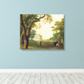 Mount Kennedy, County Wicklow, Ierland, 1785 (olie Canvas Afdruk (Insitu (Houten vloer))