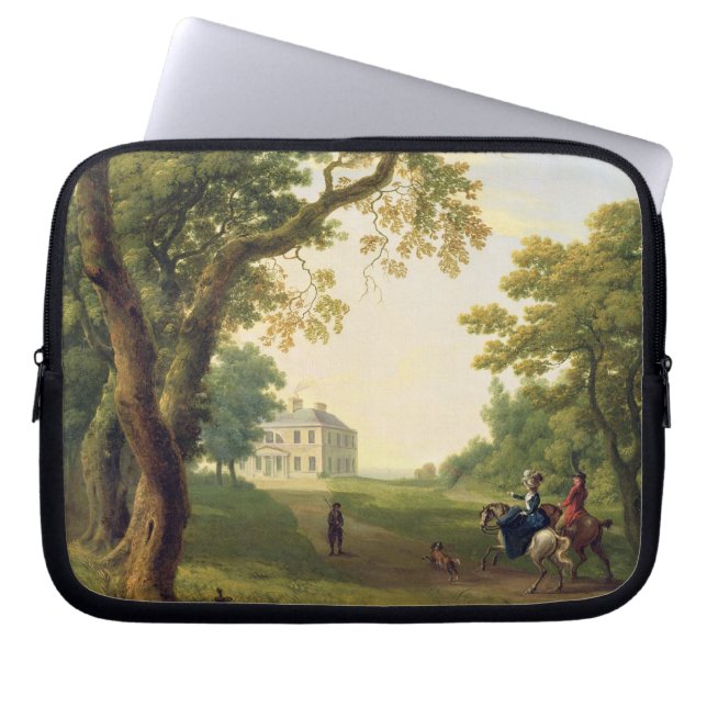 Mount Kennedy, County Wicklow, Ierland, 1785 (olie Laptop Sleeve (Voorkant)