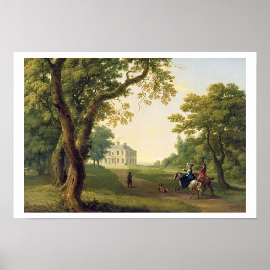 Mount Kennedy, County Wicklow, Ierland, 1785 (olie Poster (Voorkant)