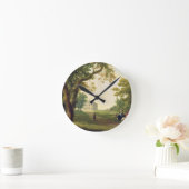 Mount Kennedy, County Wicklow, Ierland, 1785 (olie Ronde Klok (Huis)