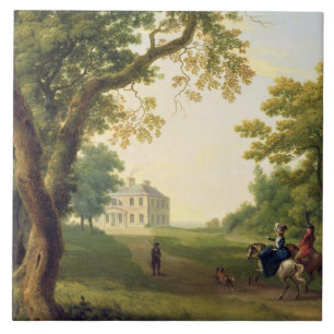 Mount Kennedy, County Wicklow, Ierland, 1785 (olie Tegeltje