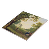 Mount Kennedy, County Wicklow, Ierland, 1785 (olie Tegeltje (Zijkant)