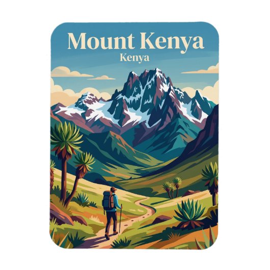 Mount Kenya Magneet (Verticaal)