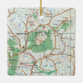 Mount Kenya  Map Keramisch Ornament (Achterkant)