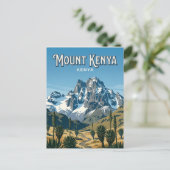 Mount Kenya, Nanyuki, Centraal Briefkaart (Staand voorkant)