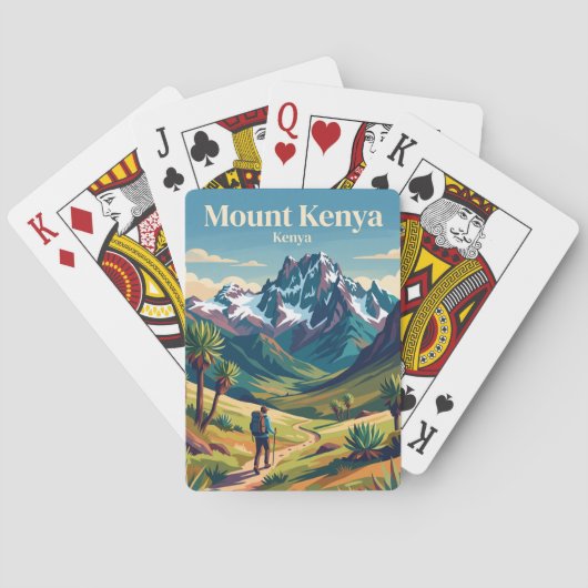 Mount Kenya Pokerkaarten (Achterkant)