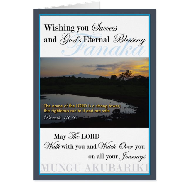 Mount Kenya Sunrise Success (Voorkant)