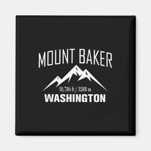 Mount Ker Kulshan Washington Klim Summit Club Magneet