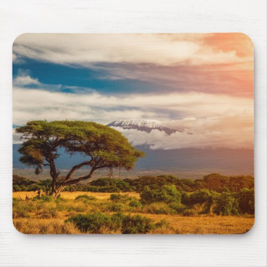 Mount Kilimanjaro | Amboseli, Kenia Muismat (Voorkant)