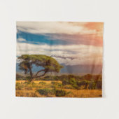 Mount Kilimanjaro | Amboseli, Kenia Wandkleed (Voorkant (horizontaal))