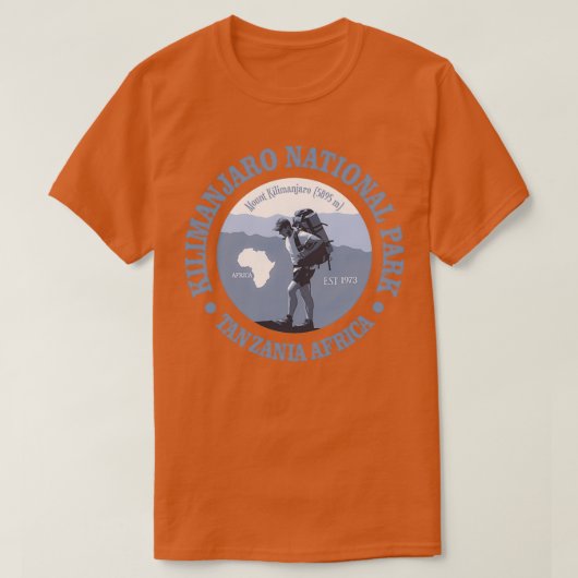 Mount Kilimanjaro BG T-shirt (Design voorkant)