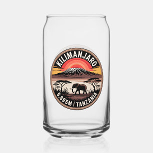Mount Kilimanjaro Blikvorm Glas