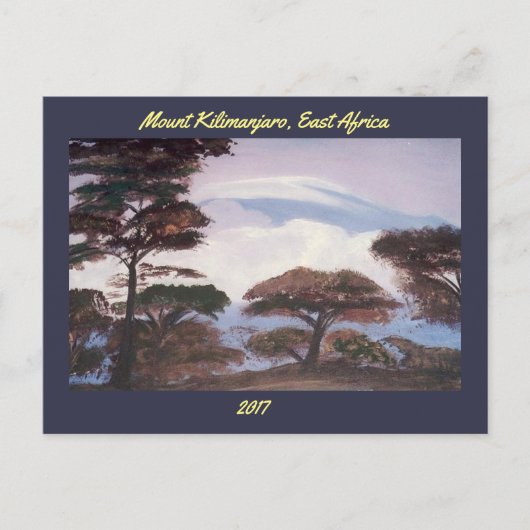Mount Kilimanjaro - Briefkaart (Voorkant)
