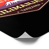 Mount Kilimanjaro hoogste piek Afrika klimmen slec Poster (Hoek)