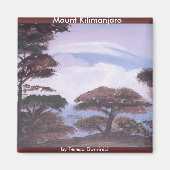 Mount Kilimanjaro Magnet (Voorkant)