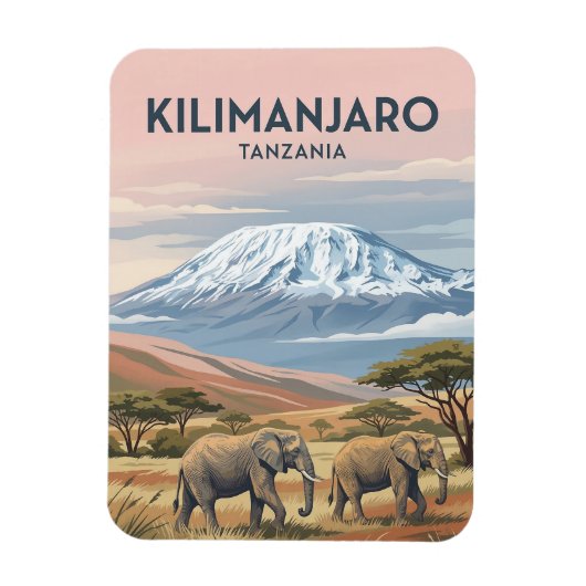 Mount Kilimanjaro, Moshi, Kilimanjaro Magneet (Verticaal)