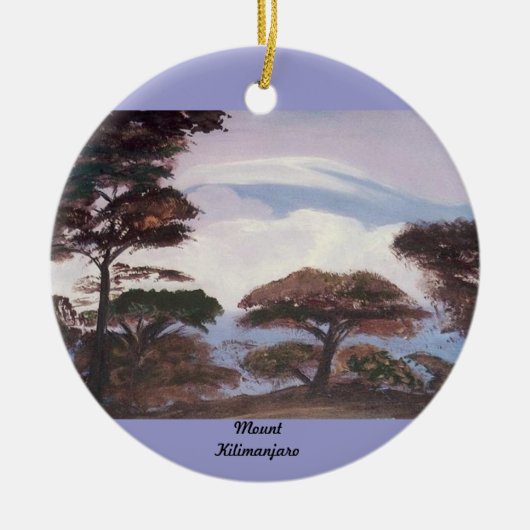 Mount Kilimanjaro Ornament (Voorkant)