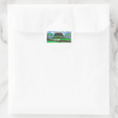 Mount Kilimanjaro Ronde Sticker (Tas)