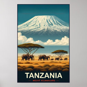 Mount Kilimanjaro Safari –  reizen Poster