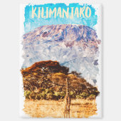 Mount Kilimanjaro Tanzania Afrika Reizen Magneet (Voorkant)
