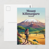 Mount Kilimanjaro Tanzania Briefkaart (Voorkant / Achterkant)