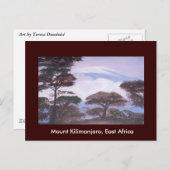Mount Kilimanjaro, Tanzania Briefkaart (Voorkant / Achterkant)