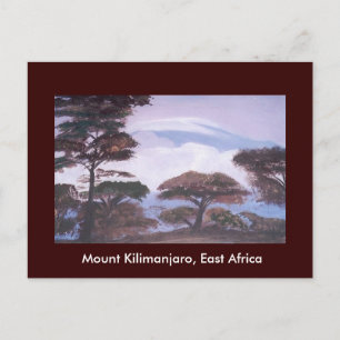 Mount Kilimanjaro, Tanzania Briefkaart